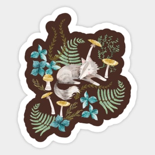 Wolf in the Woods Sticker